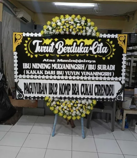 Papan Bunga Duka Sukarasa